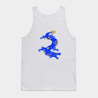 Blue Dragon Tank Top